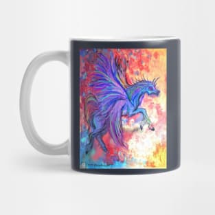 Blue Nocturne Dragon Mug